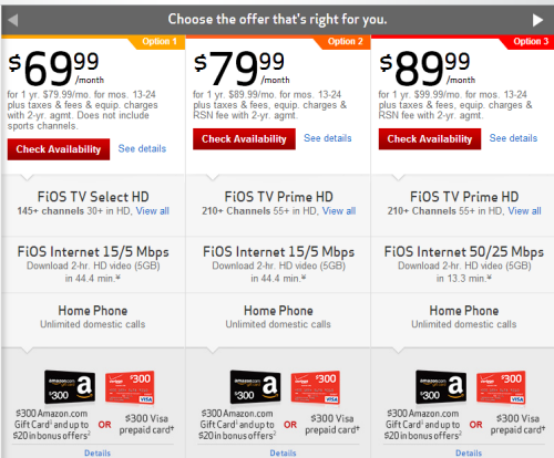 Save with Verizon Fios bundles.